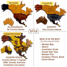 mapofx wooden world map box includes